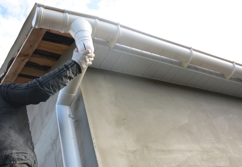 PVC Downspout Installation