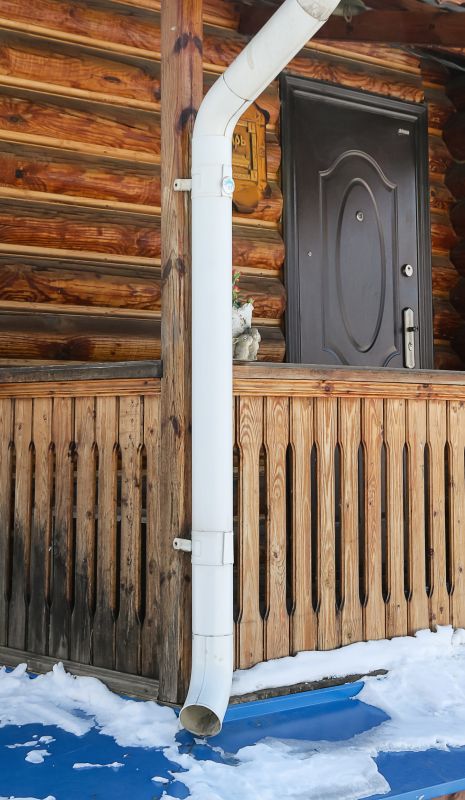 PVC Downspout Installation
