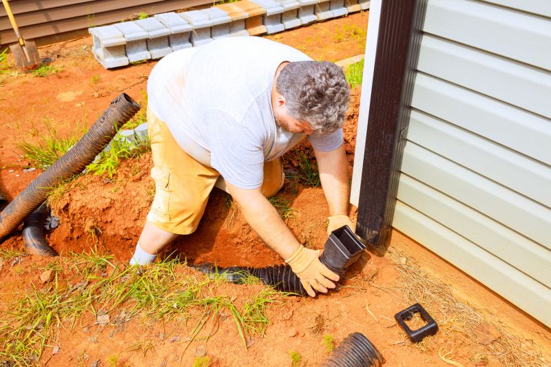 PVC Downspout Installation